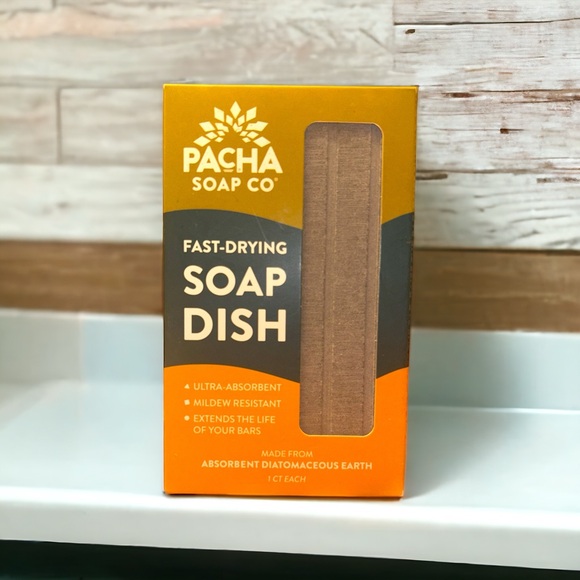 Pacha Soap Co Pacha Peaces Bar Soap Variety Pack Soap Dish Set NWT - Picture 4 of 16